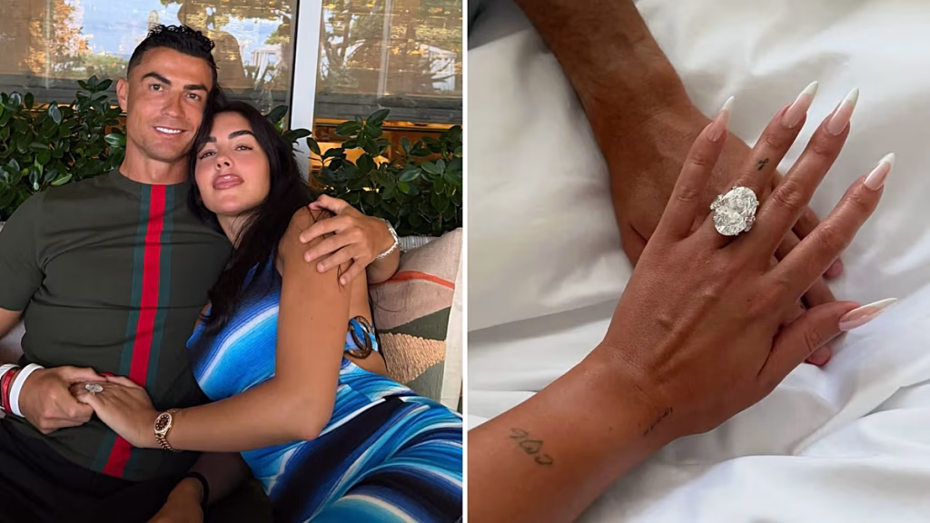 Cuánto cuesta el espectacular anillo de Georgina Rodríguez que le regaló Cristiano Ronaldo