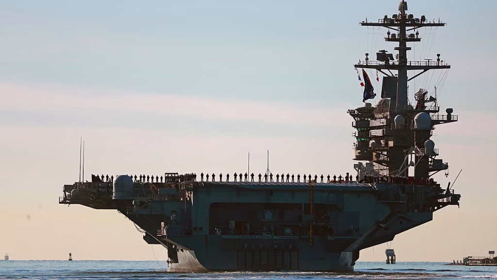 EE.UU. niega una pandemia de salud mental en el USS Abraham Lincoln, estacionado en Ormuz