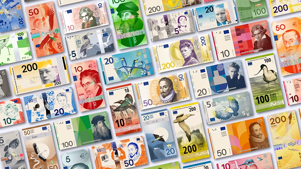 El BCE presenta nuevos diseños de billetes con un mensaje claro: el efectivo sigue vivo