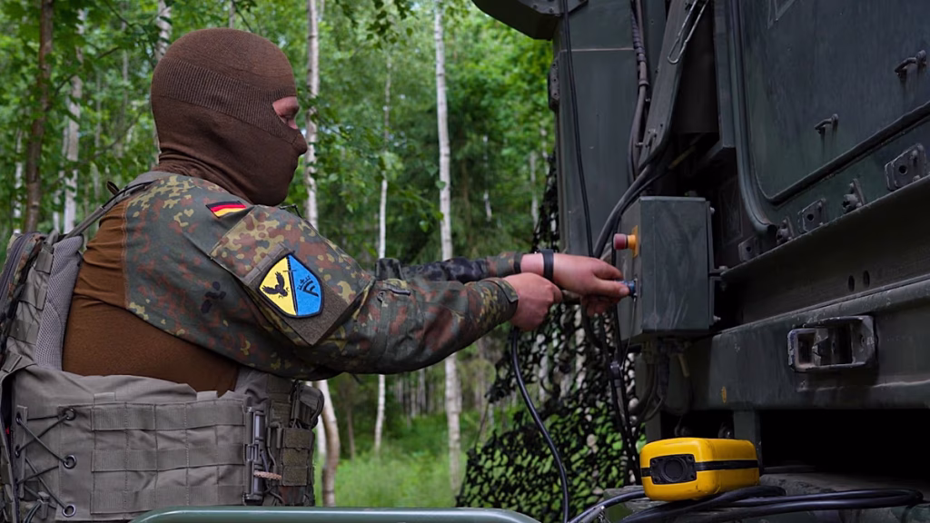 El Ejército alemán ensaya la guerra electrónica entre Lituania y Bielorrusia