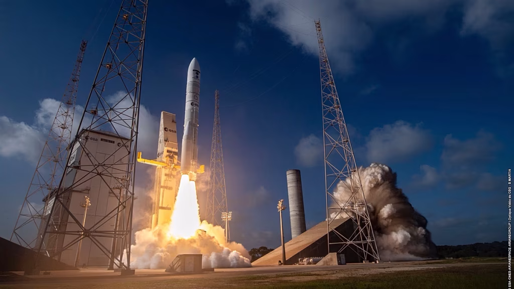 El satélite MTG-I2 despega en el Ariane 6 y completa la nueva constelación meteorológica de Europa