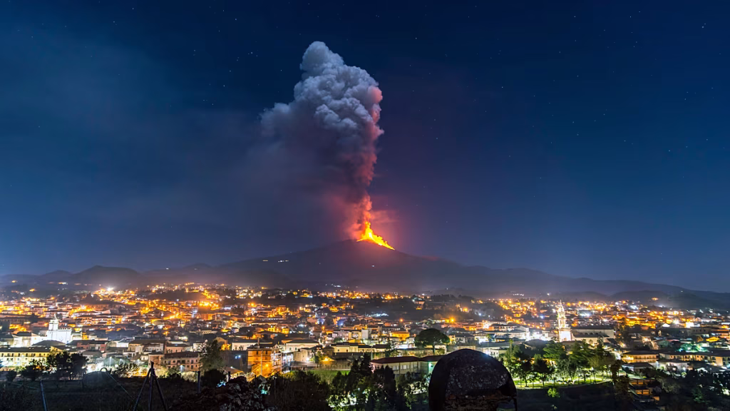 “Es una pesadilla”, así es la vida bajo la nube de ceniza del Etna