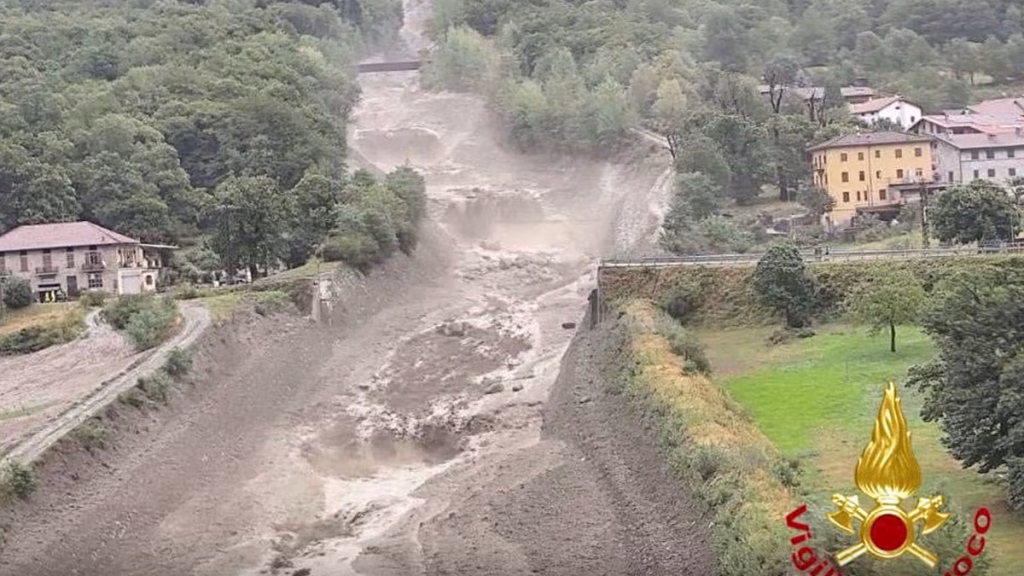 Tiempo extremo, lluvias torrenciales e inundaciones en Liguria, Lombardía y Toscana