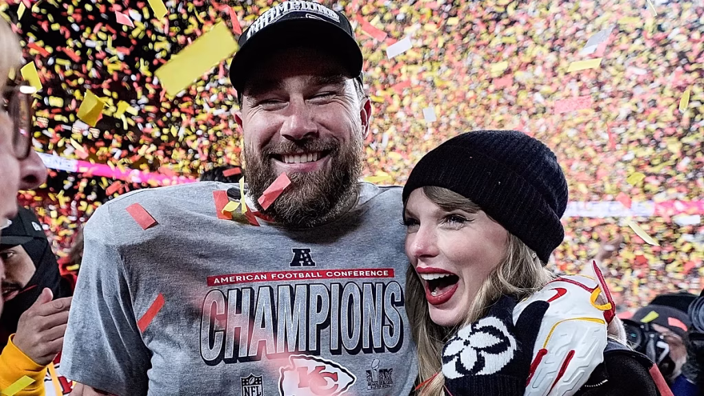 Travis Kelce ve su boda íntima con Taylor Swift como “la mejor noche de su vida”