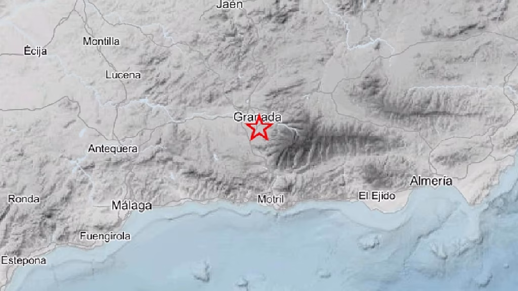 Un terremoto de magnitud 3,7 sacude Granada y se siente en varios municipios del área metropolitana