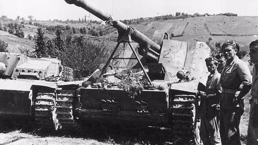 Un yunque de granja resulta ser una pieza de un caza tanques alemán de 1945