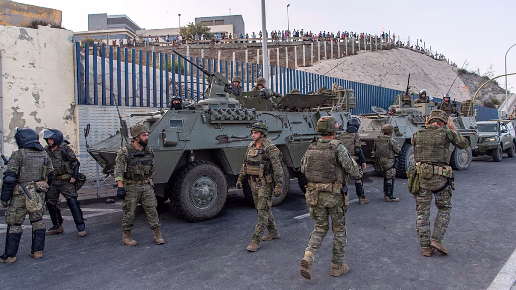 2 militares agredidos en Ceuta, evacuados al hospital Gómez Ulla con un peroné roto y una lesión en el hombro