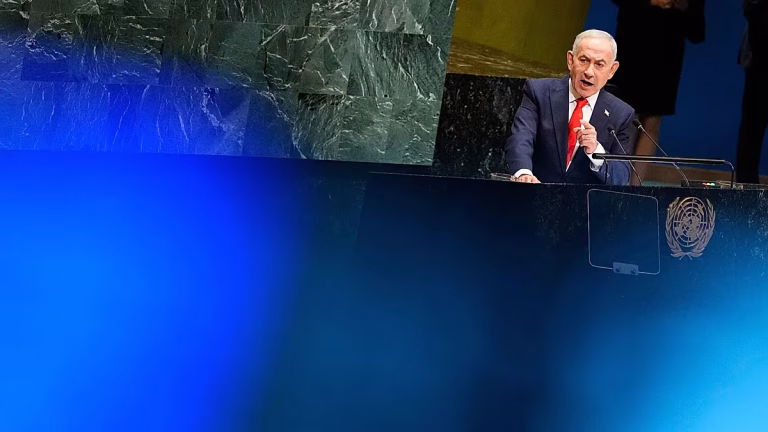 Decenas de delegados abandonan la Asamblea General de la ONU durante el discurso de Netanyahu