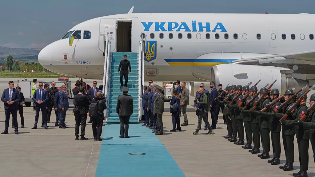 El avión de Zelenski estuvo a punto de ser alcanzado por un dron ruso al despegar de Moldavia