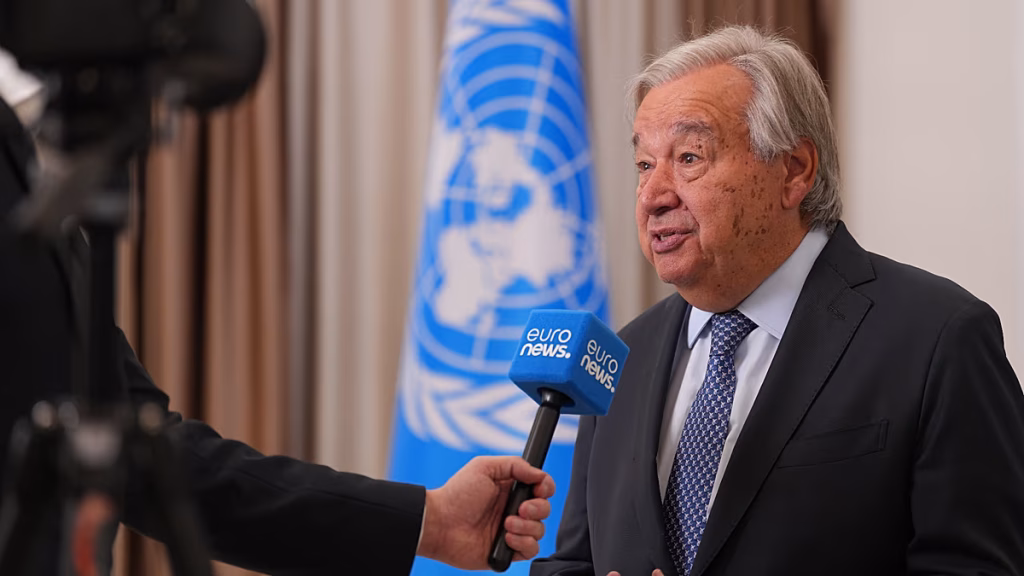 Exclusiva: Guterres insta a los líderes mundiales a “detener esta locura” y acabar con las guerras