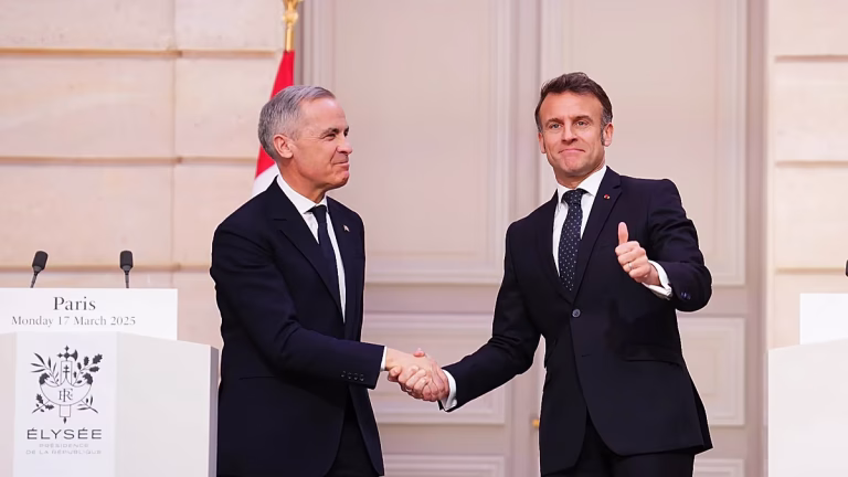 Macron reivindica la relación con Canadá en su visita a Saint Pierre y Miquelon