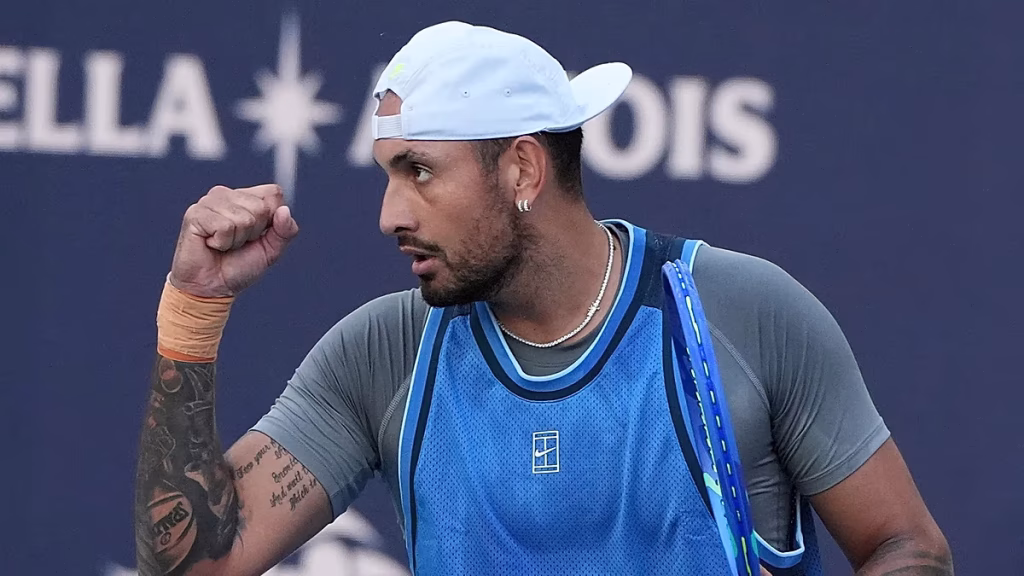 Nick Kyrgios ha sido sancionado con 1 mes de suspensión tras dar positivo por cocaína