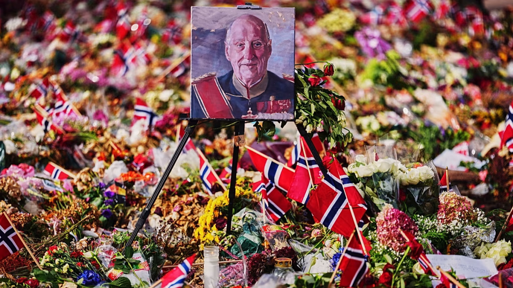 Noruega se despide del rey Harald V, considerado el “abuelo” de la nación