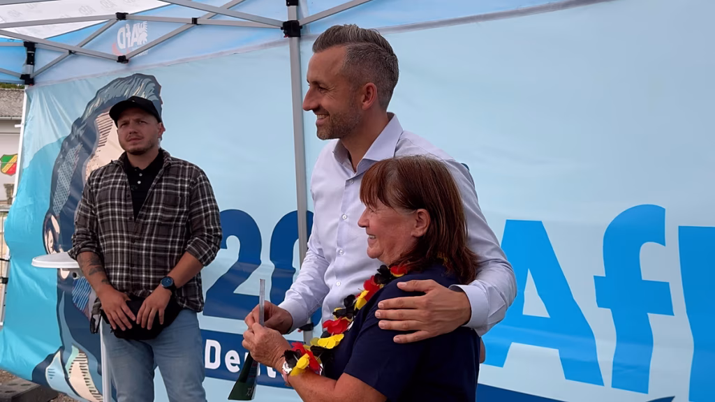 Recta final en Sajonia-Anhalt, el último acto de la AfD antes de las elecciones