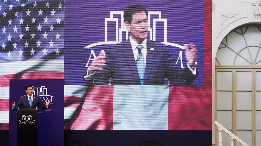 Rubio concluye en Perú una gira latinoamericana centrada en la seguridad y la lucha contra el narcotráfico