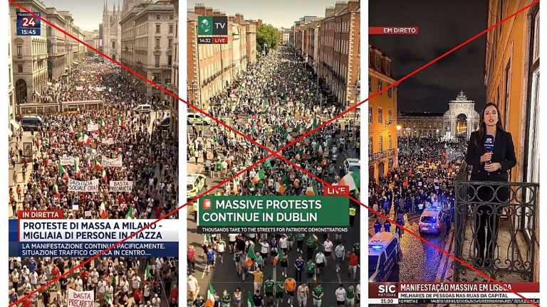 Una oleada de vídeos falsos con IA sobre protestas contra la inmigración inunda TikTok