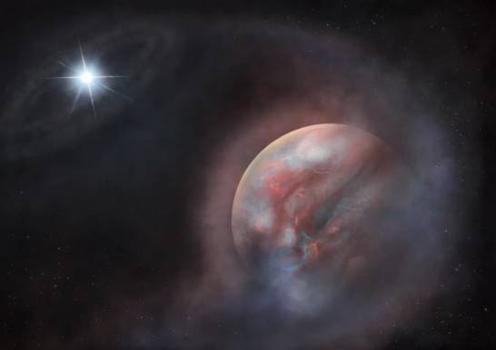 Así es el planeta ‘fénix’ que nació de los restos de su estrella