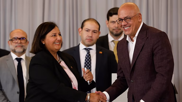 EE.UU. retira sus sanciones a Jorge Rodríguez, presidente de la Asamblea Nacional de Venezuela