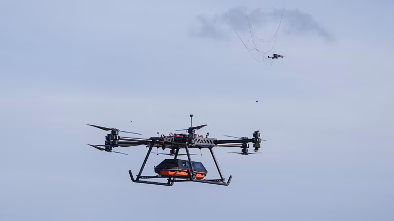 Ucrania presenta un dron ambulancia que puede salvar vidas en cuestión de minutos