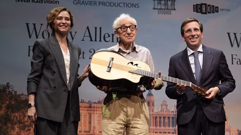 Woody Allen presenta su nueva película en Madrid, financiada con 3 millones de euros de dinero público